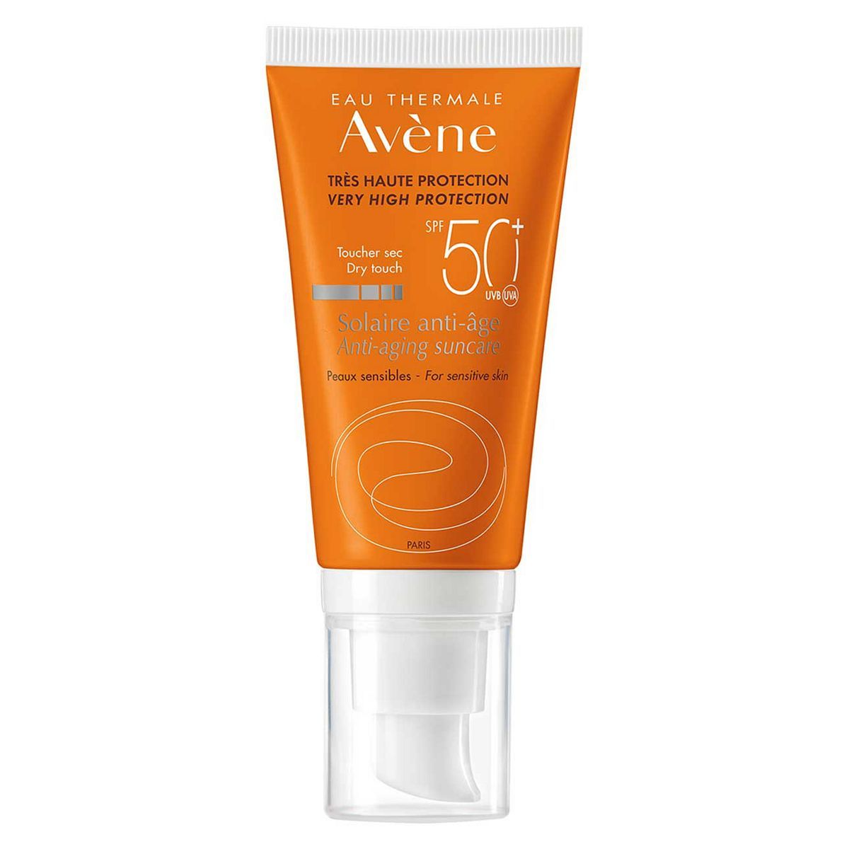 Avène Very High Protection Anti-ageing SPF50+ Face Sun Cream for Sensitive Skin 50ml - McGrocer