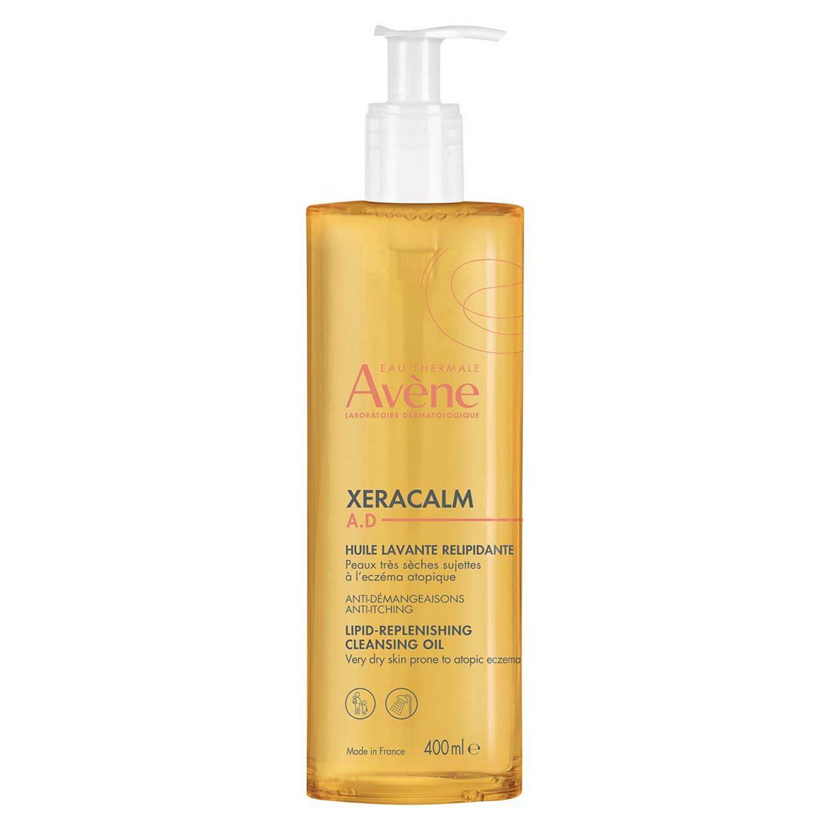 Avène XeraCalm A.D. Lipid-Replenishing Cleansing Oil for Dry, Itchy Skin 400ml - McGrocer