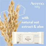 Aveeno Baby Daily Care Baby Wipes 72 per pack - McGrocer