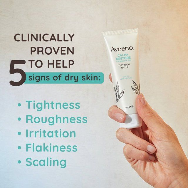 Aveeno Calm+ Restore Oat Rich Balm 50ml - McGrocer