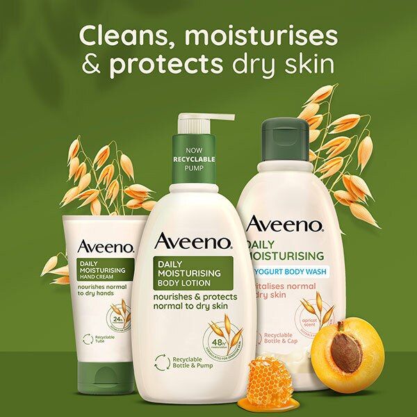 Aveeno Daily Moisturising Yogurt Apricot Body Wash 300ml - McGrocer