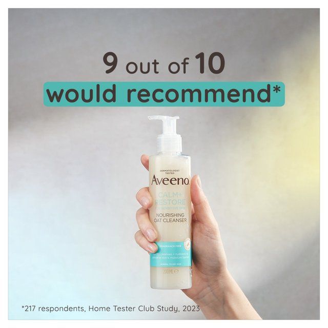 Aveeno Face Calm and Restore Cleanser 200ml - McGrocer
