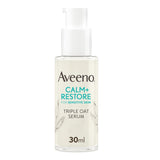 Aveeno Face CALM+RESTORE® Triple Oat Serum, 24-Hour Moisturisation With Triple Oat Complex and Calming Feverfew 30ml - McGrocer