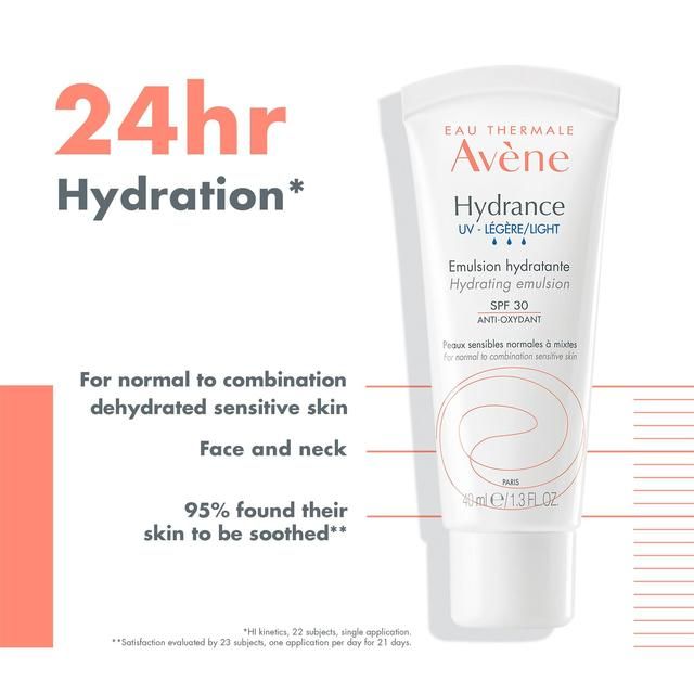 Avene Hydrance Light-UV Emulsion SPF30 for combination skin 40ml - McGrocer