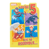 Avengers Assemble 5th Birthday Card - McGrocer