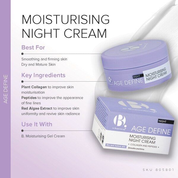 B. Moisturising Night Cream 50ml - McGrocer