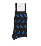 Plunge Neck Swimsuit with All-Over Print in Nylon and Elastane