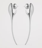 Givenchy spike silver-tone drop earrings, UK version