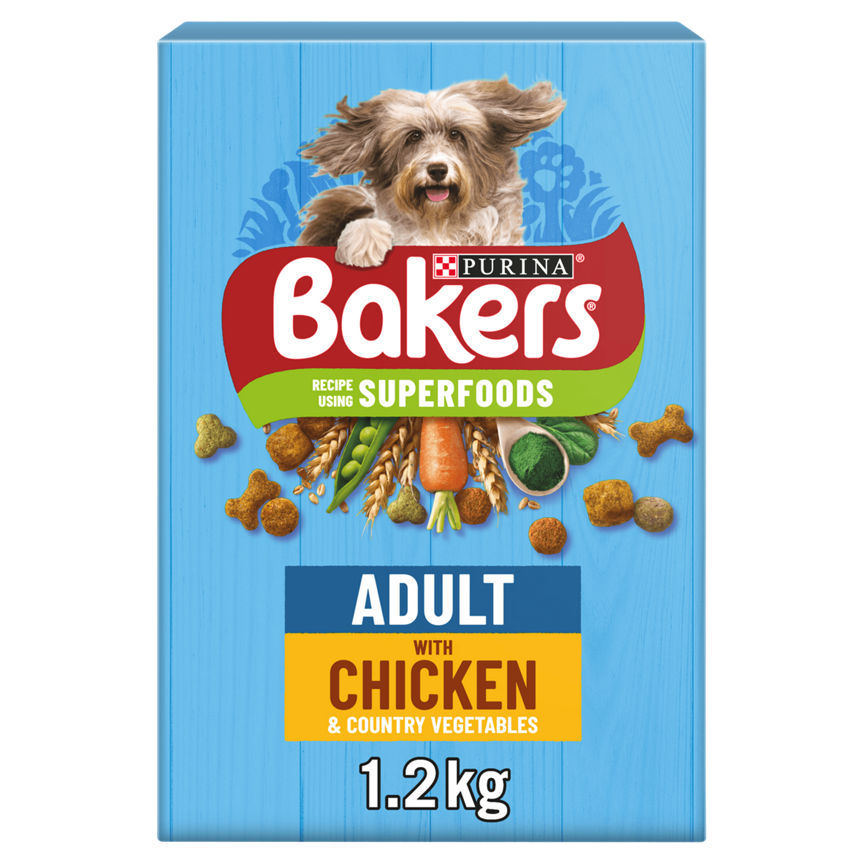 Bakers Chicken & Veg Dry Adult Dog Food - McGrocer
