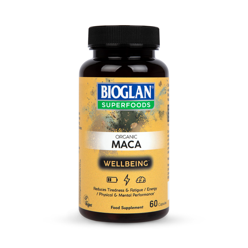 Bioglan Organic Maca Capsules 60 - British product