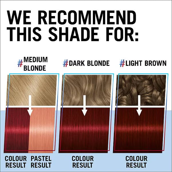 Schwarzkopf Live Colour Dark Red semi-permanent hair dye, UK version