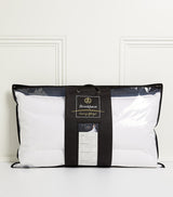 White Hungarian Goose Down Pillow with Firm Edge Support, 50cm x 90cm