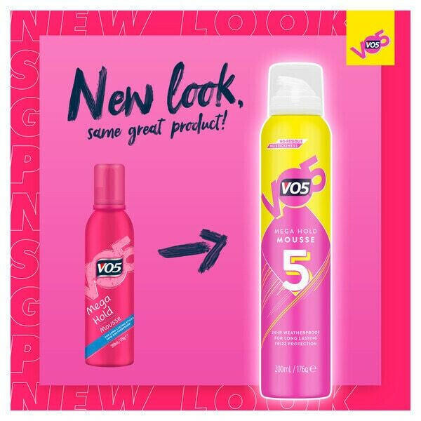 VO5 Mega Hold Hair Mousse 200ml GOODS Boots