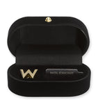 Moleskine gold-plated W notebook charm, imported from the UK