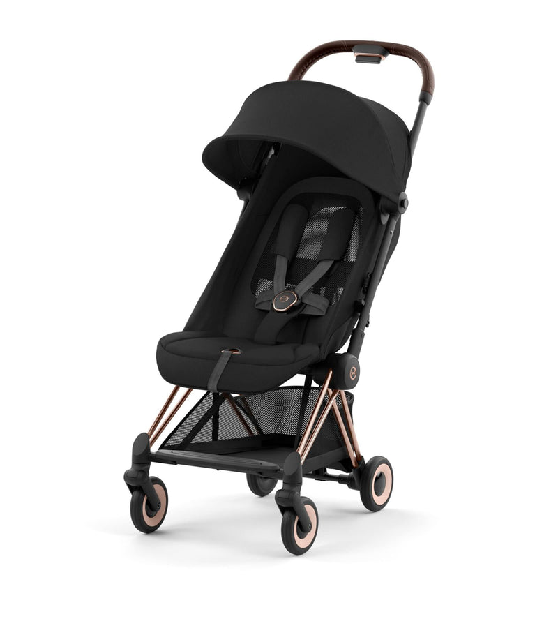 Cybex COYA Travel Stroller Rosegold/Sepia Black - British product