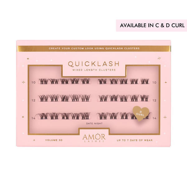 House of Amor false eyelash clusters Natural C Curl, UK version