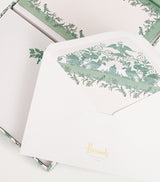 Menagerie Stationery Set with Letter Paper, Envelopes, and Fountain Pen