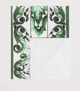 Set of 2 Cotton Sateen Majolica Print Pillowcases 50cm x 80cm