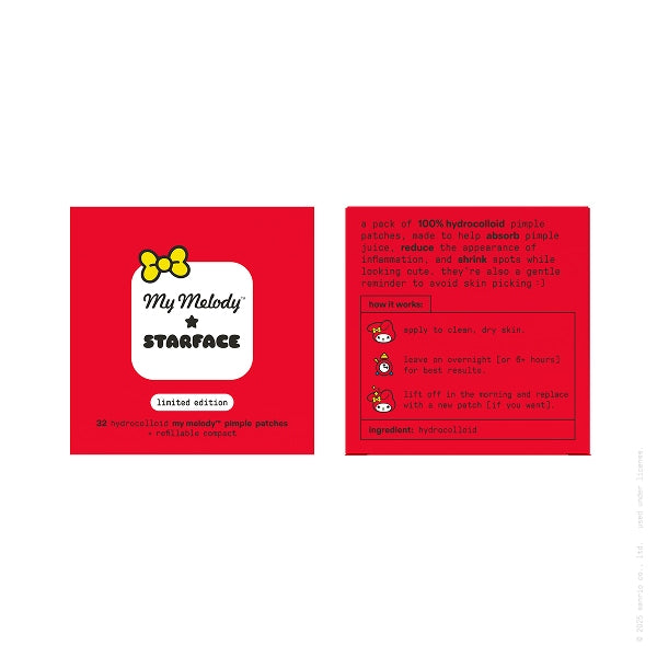 Starface My Melody Pimple Patches 32 pieces, UK version