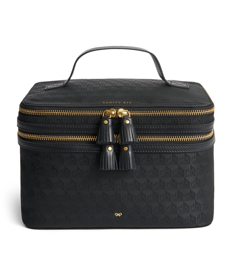 Anya Hindmarch Jacquard Logo Vanity Kit Bag - British product