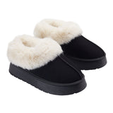 Livingandhome closed-toe fleece slippers UK Size 4, UK version