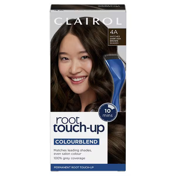 Clairol Root Touch-Up Hair Dye Dark Ash Brown - British product