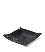 Aspinal Of London Medium Grained Leather Tidy Tray Desk Organiser 13cm x 13cm