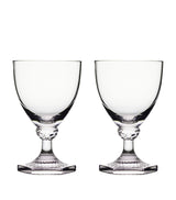 Aurora Crystal Wine Glass Set of 2 with 260ml Capacity