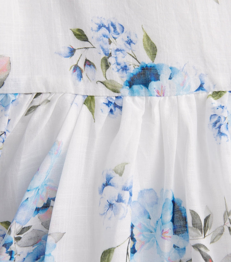 Petite Amalie floral ruffle dress girls 4-16, imported from the UK