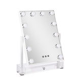 Livingandhome Rectangular Hollywood Vanity Makeup Mirror 36.5cm Width