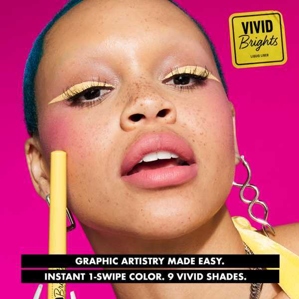 NYX Professional Makeup Vivid Brights Liquid Eyeliner, imported from the UK