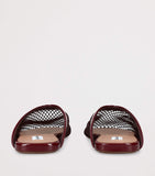 Alaïa Fishnet Mules flat shoes with mesh upper - British product