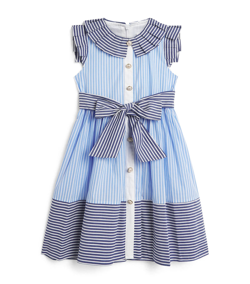 Patachou cotton stripe dress for ages 3-14 years, imported from the UK