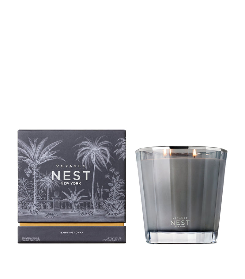 NEST New York Tempting Tonka 2-Wick Candle 600g, imported from the UK