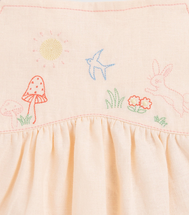 Gingersnaps Linen-Blend Kayla dress 6-36 months, UK version