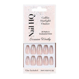 Nail HQ Coffin Nails Starlight Ombre 24 Pieces, imported from the UK