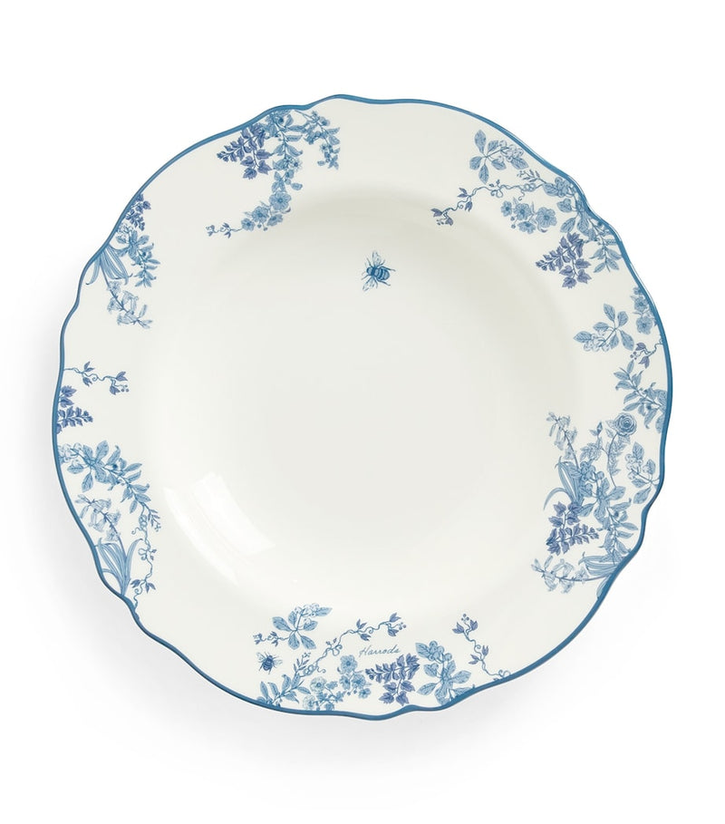 Harrods Bone China Toile Bowl (23.5cm)