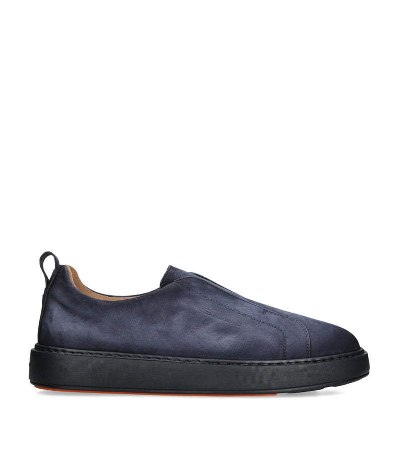 Santoni suede Victory sneakers (British brand)