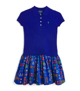 Ralph Lauren Kids Cotton Printed Mini-Cable Dress Kids' Dress 7-14 Years