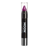 Moon Glow Neon UV Body Crayons Intense Purple, imported from the UK