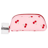 Superdrug Cherry Print Slim Cosmetic Bag for Travel