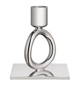 Christofle Silver-Plated Vertigo Ring Candlestick Holder