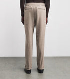 Cashmere and Cotton Blend Sweatpants with Turned-Up Cuffs and Pockets