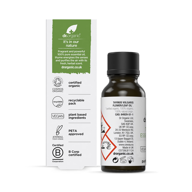 Dr Organic Thyme Pure Essential Oil 10ml