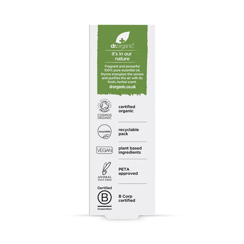 Dr Organic Thyme Pure Essential Oil 10ml