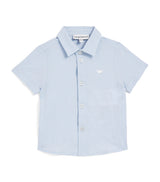 Emporio Armani Kids Cotton-Blend Seersucker Shirt (6-36 Months)