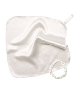 HYOUMANKIND Silk Face Cloth and Hair Tie Bundle