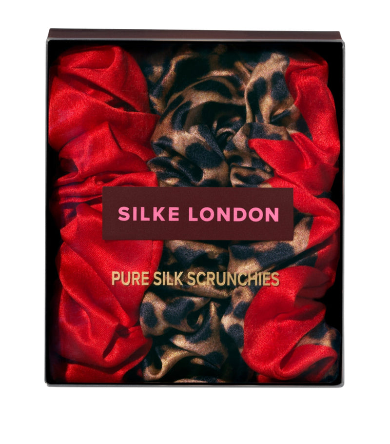SILKE Mulberry Silk Hair Scrunchies (Set of 3)