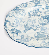 Bone China Toile Pattern Serving Platter 36cm x 28cm