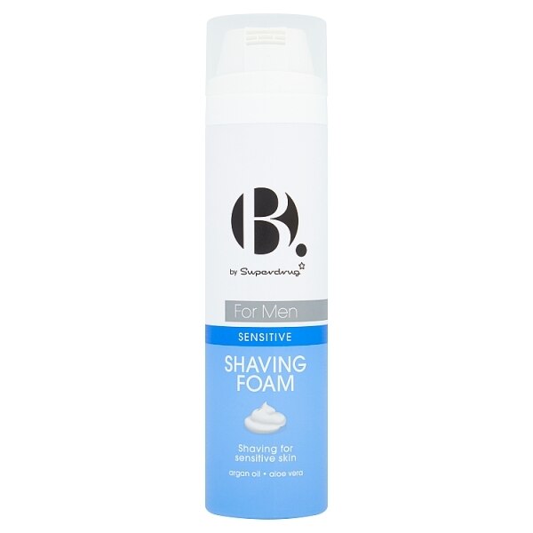Superdrug B. Men Sensitive Shave Foam 250ml GOODS Superdrug